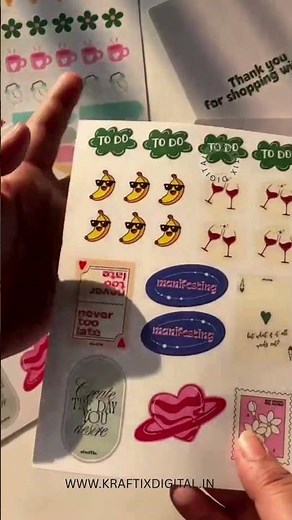 Multiple sticker in sheet