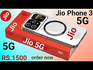 ₹1500 Jio Phone 3 unboxsing⚡review⚡1 Yaer free⚡Jio Phone next unboxsing⚡ jio 5G smartphone 2025