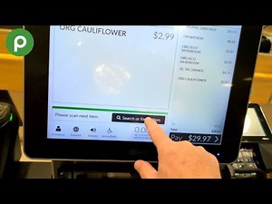 How to Use PUBLIX Grocery Store Self Checkout & Pay with Credit Card (Express Self-Checkout Tutorial