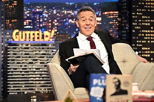The late night rise of "Gutfeld!" is telling us something. It isn't funny, but that doesn't matter