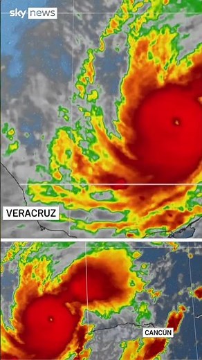 Weatherman tearful over 'horrific' hurricane