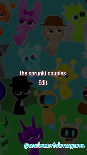 Sprunki Couples Edit: Love Across Colors 🌈