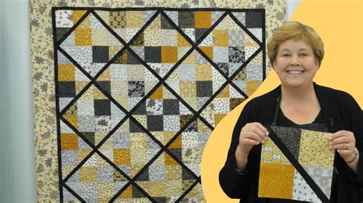 Four Patch Lattice Quilt With Jenny Doan