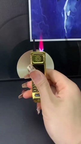 Torch Lighter, 2025 Retro Phone Lighters – Windproof Red Jet Flame, Adjustable Refillable Butane Lighter for Candle, Kitchen, BBQ, Gifts, Indoor, Outdoor (Gas Not Included)