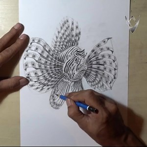398K views · 6.4K reactions | How to Draw Lion Fish by Veri Apriyatno Artist instagram.com/veriapriyatno Channel: youtube.com/user/veriapriyatno1 ... | DRAWING PENCIL | Facebook