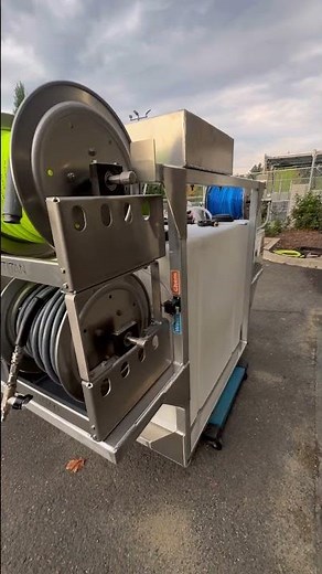 Pressure Washing Skid Truck Setup Built Like a TANK!