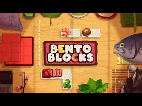 Bento Blocks Gameplay (PC Steam) | Relaxing Puzzle Strategy Game