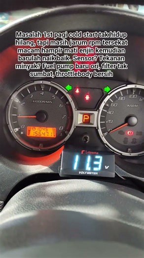 Masalah sebelum ni beralhi kepada macam ni. Setahun lebih. Scan banyak tempat takda error code