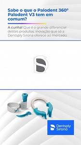 Descubra a inovação que une o Palodent 360 e o Palodent V3: a cunha! Exclusividade DentsplySirona que redefine precisão em odontologia. 🔍🦷 #DentsplySirona #Palodent360 #PalodentV3 | Dentsply Sirona