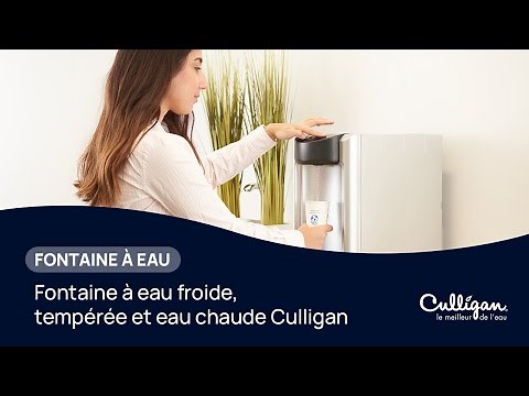 Fontaine à eau froide, tempérée et eau chaude Culligan