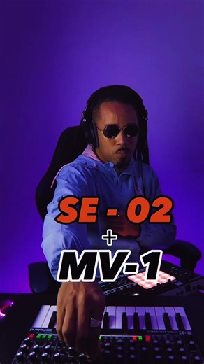 “🎶 The SE-02 sequencers are a true source of inspiration, providing incredible freedom in composition and creation. When I pressed the ‘Rec’ button, the groove simply flowed, with MV-1 dictating the beat magnificently. 🎵🎹” - @barol.herancanegra | Roland