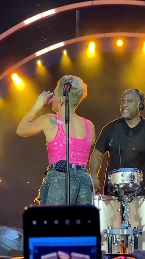 🥰🙌💖 Posted @withregram • @pink887 I AM HERE 💥🥳 - 08.07.2023 Cologne Show 1 „I am here, I am here I’ve already seen the bottom, so there’s nothing to fear I know that I’ll be ready when the devil is near I am here, I am here All of this wrong, but I’m still right here I don’t have the answers, but the questions is clear“ 📸 @pink887 @pink #pink #iamhere #lastcall #trustfall #getthepartystarted #summercarnival #summercarnivaltour #summercarnival2023 #raiseyourglass #sowhat #hellyeah #nevergon