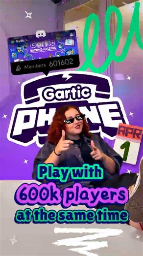 Play NOW with 600K players in Gartic Phone at the same time (Not an April Fools joke)