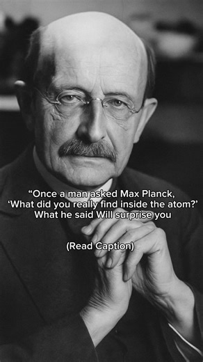 peace ☮️ on Instagram: "Planck looked at him with quiet intensity — the kind that comes from seeing something the world isn’t ready to understand. He said softly, “I discovered that matter, as we perceive it, doesn’t exist. What we call matter is only energy — held together by a force that arises from consciousness itself.” When he introduced the idea of quanta — tiny packets of energy — the scientific world was shaken. He wasn’t just explaining light; he was rewriting the nature of reality itse
