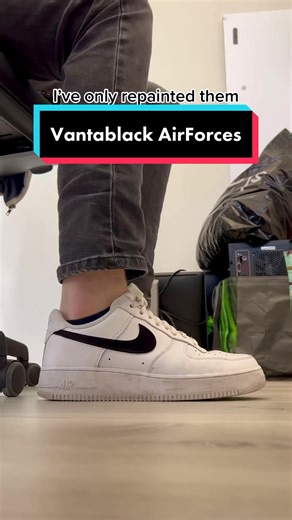 Transforming White Air Force Ones to Vanta Black: A DIY Guide