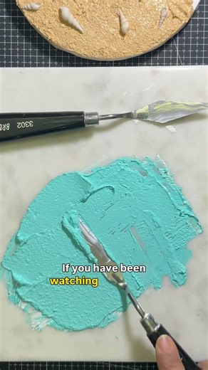 Creating Beach Waves With Texture Art | Calm, Satisfying & Relaxing 🌊 #beachwavetexture#textureart