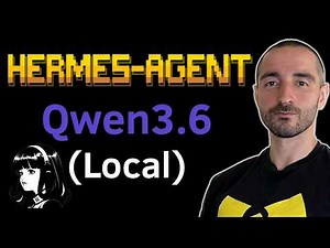 Hermes Agent with Qwen3.6 (Local) | AI App Template with LangChain, LangGraph, llama.cpp | 🔴 Live