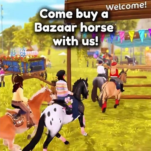 Come Buy a Bazaar Horse with Us in Star Stable Online! 🐎✨