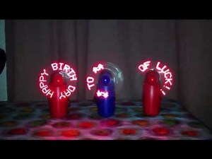 Mini LED Fan (Self-programmable)