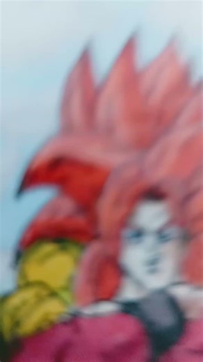 Gogeta drawing❤ (Ssj4) #anime #drawing #animedrawing #artist