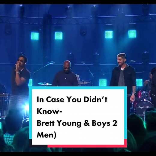 Brett Young & Boys 2 Men Sing 'In Case You Didn’t Know'