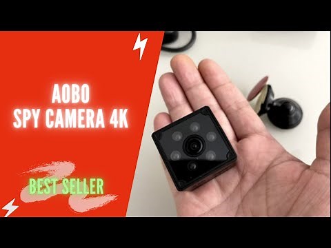 Aobo Spy Camera 4K HD Review & Instructions 2022 | Best Hidden Camera Micro Mini Spy Cam