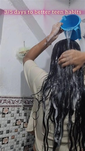 Weekly Hair Care Routine for Teenagers 💖#ytshorts #haircare #teenagers #viral