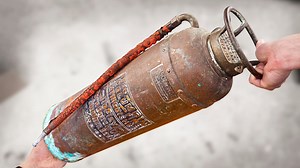 2M views · 27K reactions | Restoring and Testing a 120-Year-Old Fire Extinguisher! 璘#restoration #fireextinguisher #rusty | Odd Tinkering | Facebook