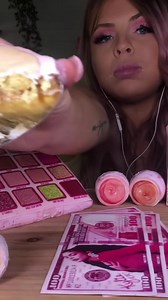 How about some Kylie makeup 😊 #kyliejenner #mukbang | HunniBee ASMR