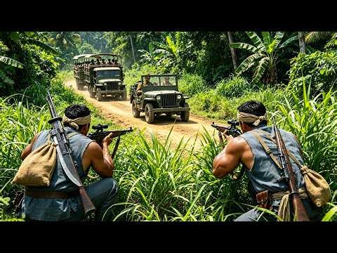 War Movie | Eighth Route Army Machine Gunners Ambush in Jungle, Crushing 3,000 Japanese Troops