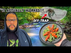 “Catch & Cook CRAWDADS Using DIY Traps! | Wild Crawfish Catch & Outdoor Cooking”