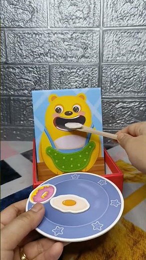 satisfying with unboxing review it's time for breakfast bear 🐻