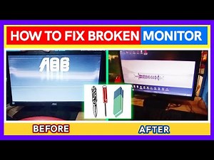 HOW TO FIX FLICKERING COMPUTER MONITOR SCREEN | paano ayusin ang monitor 2020