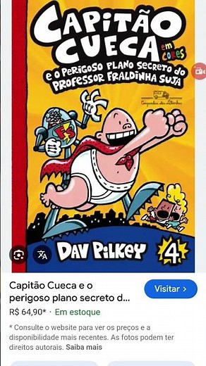 Todos os livros de capitão cueca