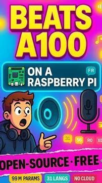 This Open-Source AI Voice Runs on a Raspberry Pi (Beats a $10K A100 GPU on CPU)