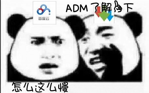 百度云限速怎么办?ADM了解一下