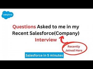 Salesforce Company Interview Questions & Answer