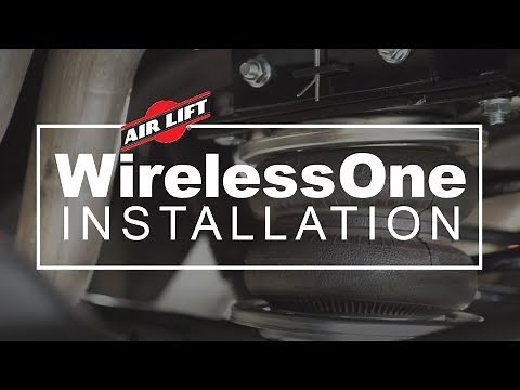 Air Lift Wireless 25980 and 25980EZ Installation video