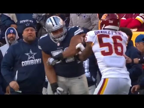 La'el Collins EJECTED for defending Dak Prescott after hit