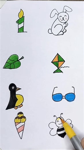 2.8K views · 14 reactions | How to draw animal drawing 1to9 number #animaldrawing #drawing #pencildrawing | SK Drawing Artist | Facebook