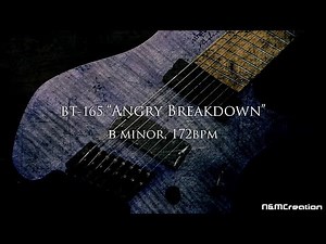 Angry Breakdown Metalcore Backing Track in Bm | BT-165