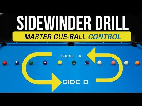 Want Better Cue-Ball Control? Try This Sidewinder Drill