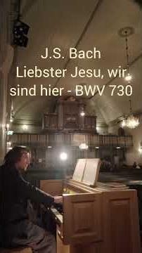 Experience Bach’s BWV 730 In Concert - Jonas Karlsson #bach