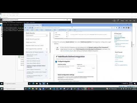 Install elastic defend fleet agent in windows server 22