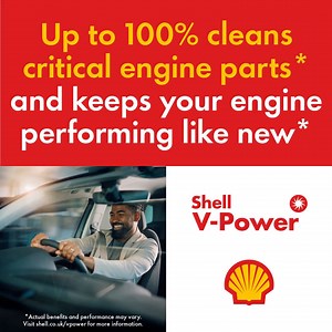 Fill up and get that Shell V-Power feeling. | Shell