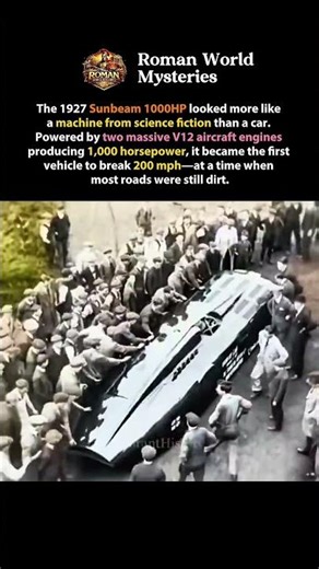 The Sunbeam 1000HP: The Monster Car That Broke 200 MPH in 1927