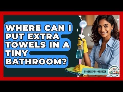 Where Can I Put Extra Towels In A Tiny Bathroom? - Homekeeping Handbook