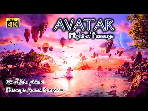 Avatar Flight of Passage On Ride Low Light 4K POV with Queue Disney's Animal Kingdom 2021 10 03