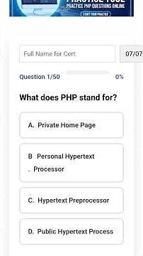 Master PHP with 50+ Free Practice Questions! #php #practice #shorts