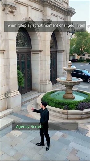 cinematic rp clip with clean script ui #fivem #roleplay #gaming
